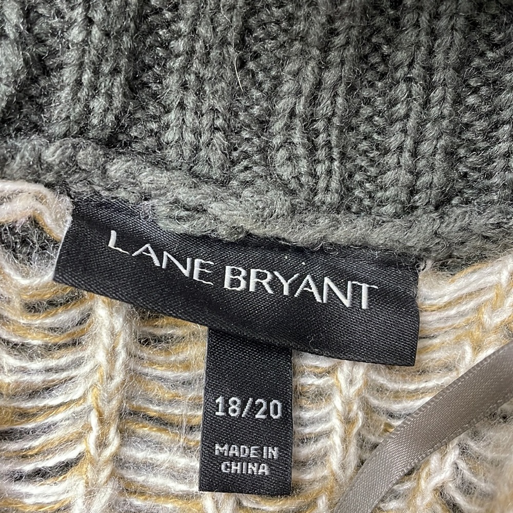 Lane Bryant, size 18/20, grey sweater with southwest pattern - Picture 5 of 7
